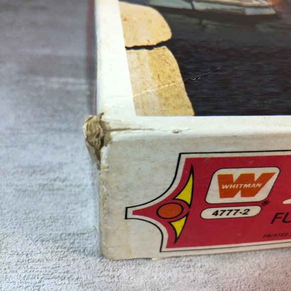 Vintage Whitman 1000-piece jigsaw puzzle featuring a "Harbor Scene, Malta - Picture 6 of 7